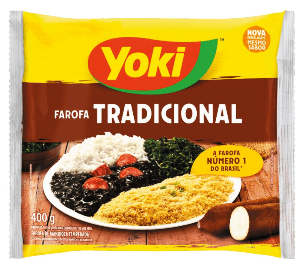 Farofa de Mandioca Yoki Tradicional 400g