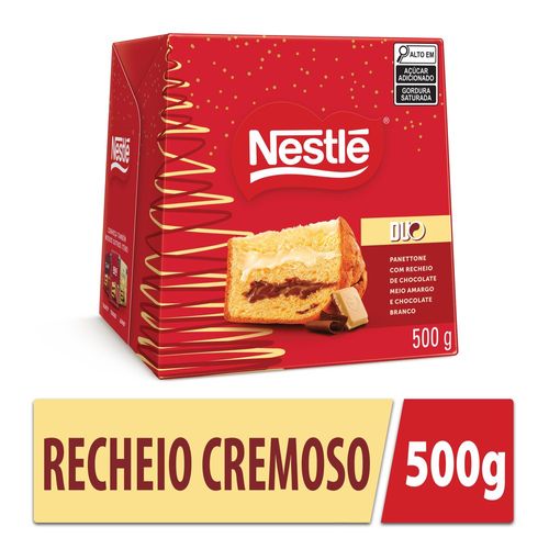 Chocolate Classic Duo Chocolate ao Leite e Branco Nestlé 80g