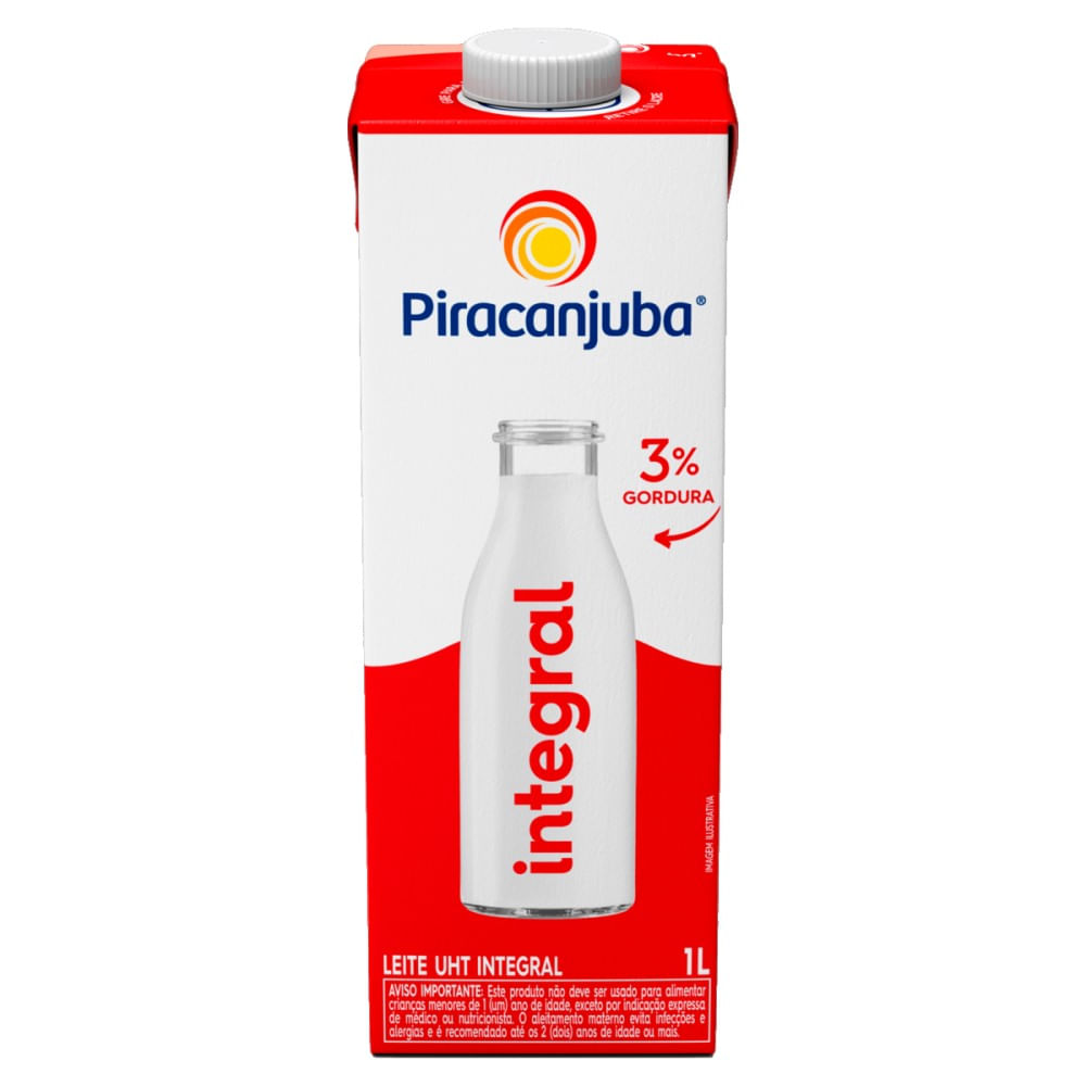 Leite Piracanjuba Integral 1 Litro