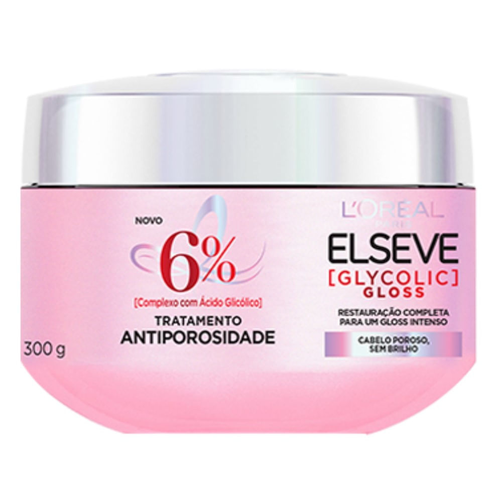 Creme de Tratamento Elseve Glycolic Gloss Antiporosidade 300g
