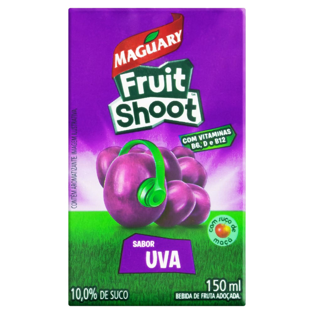 Suco Pronto Maguary Fruit Shoot Uva Tetra Pack 150ml