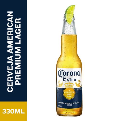 Cerveja Corona Extra Long Neck 330ml - comper