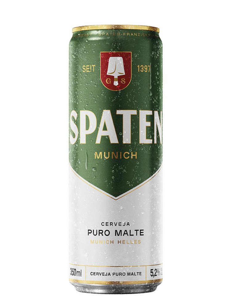 Cerveja Spaten Munich Helles Puro Malte Lata 350ml