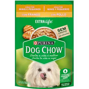 Ração Úmida para Cães Dog Chow Frango ao Molho Sachê 100g