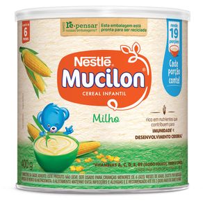 Mingau Nestlé Mucilon Milho 400g Mingau Nestlé Mucilon Milho 400g