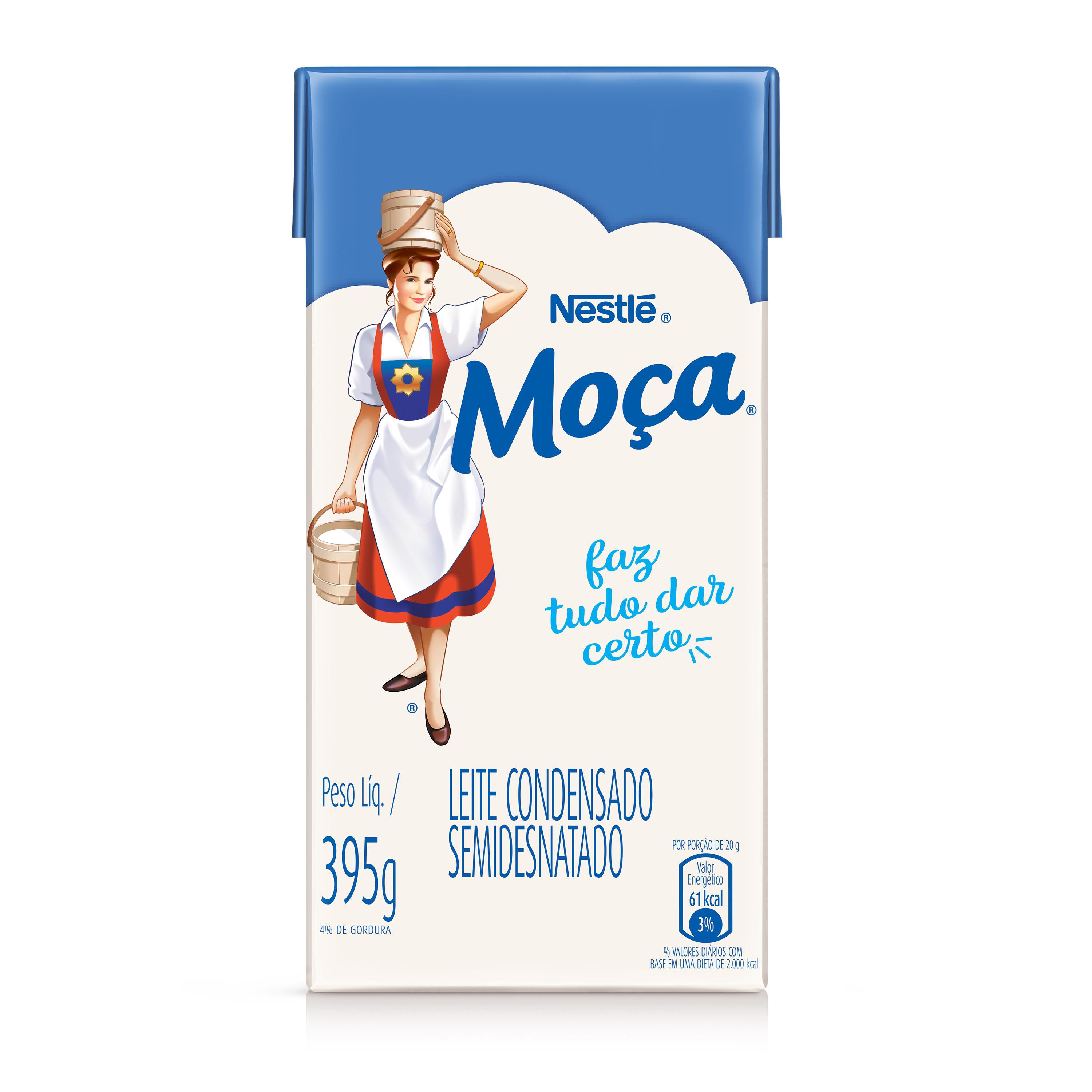 Leite Condensado Moça Nestlé Semidesnatado 395g