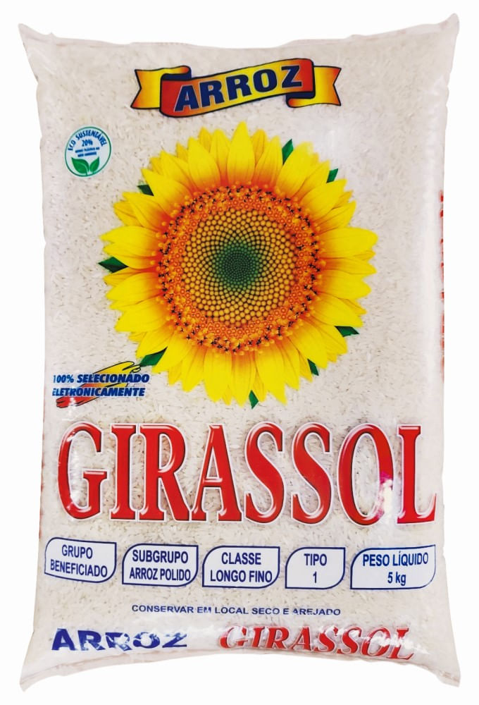 Arroz Branco Girassol 5kg Tipo 1
