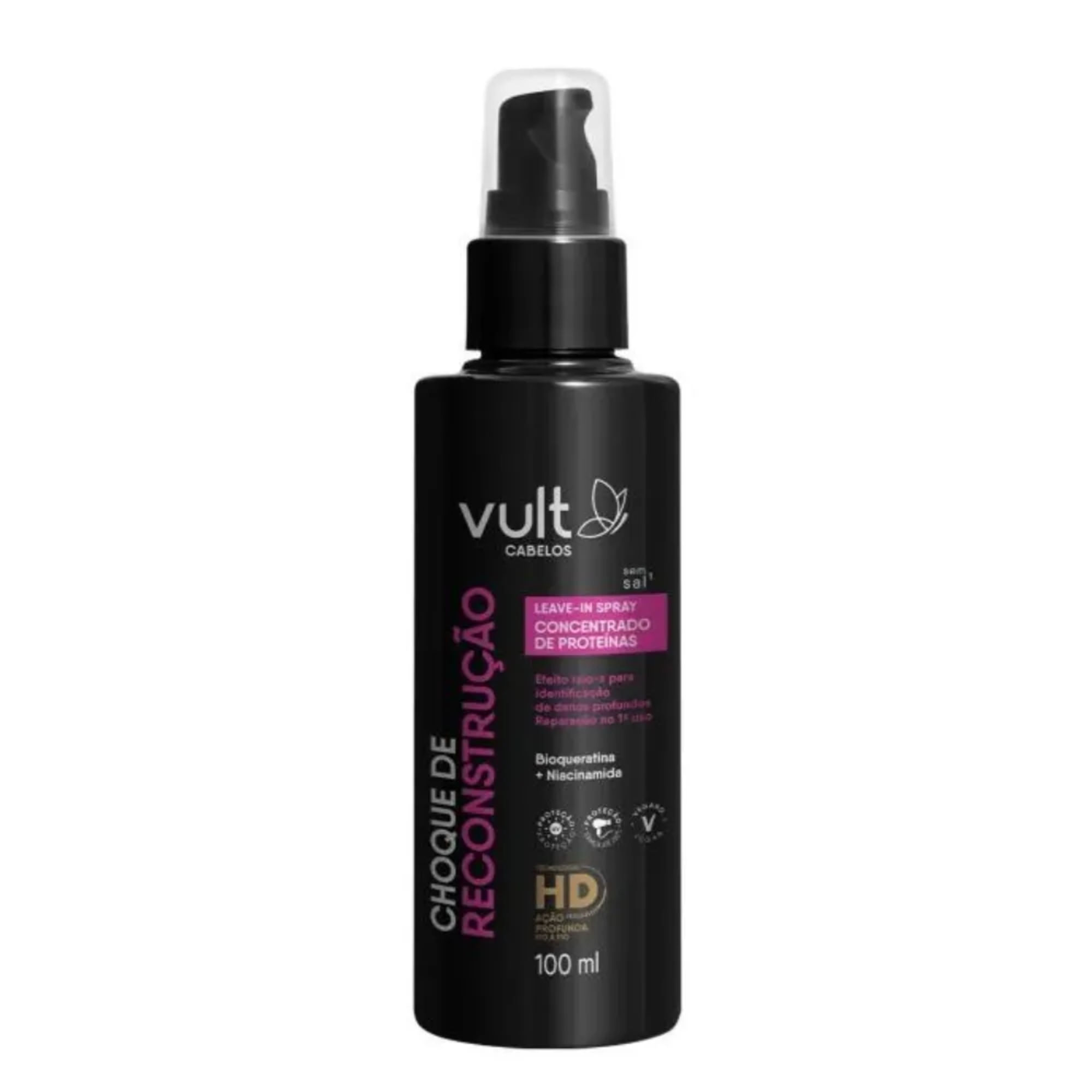Leave-In Vult Cabelos Choque de Reconstrução Frasco 100ml