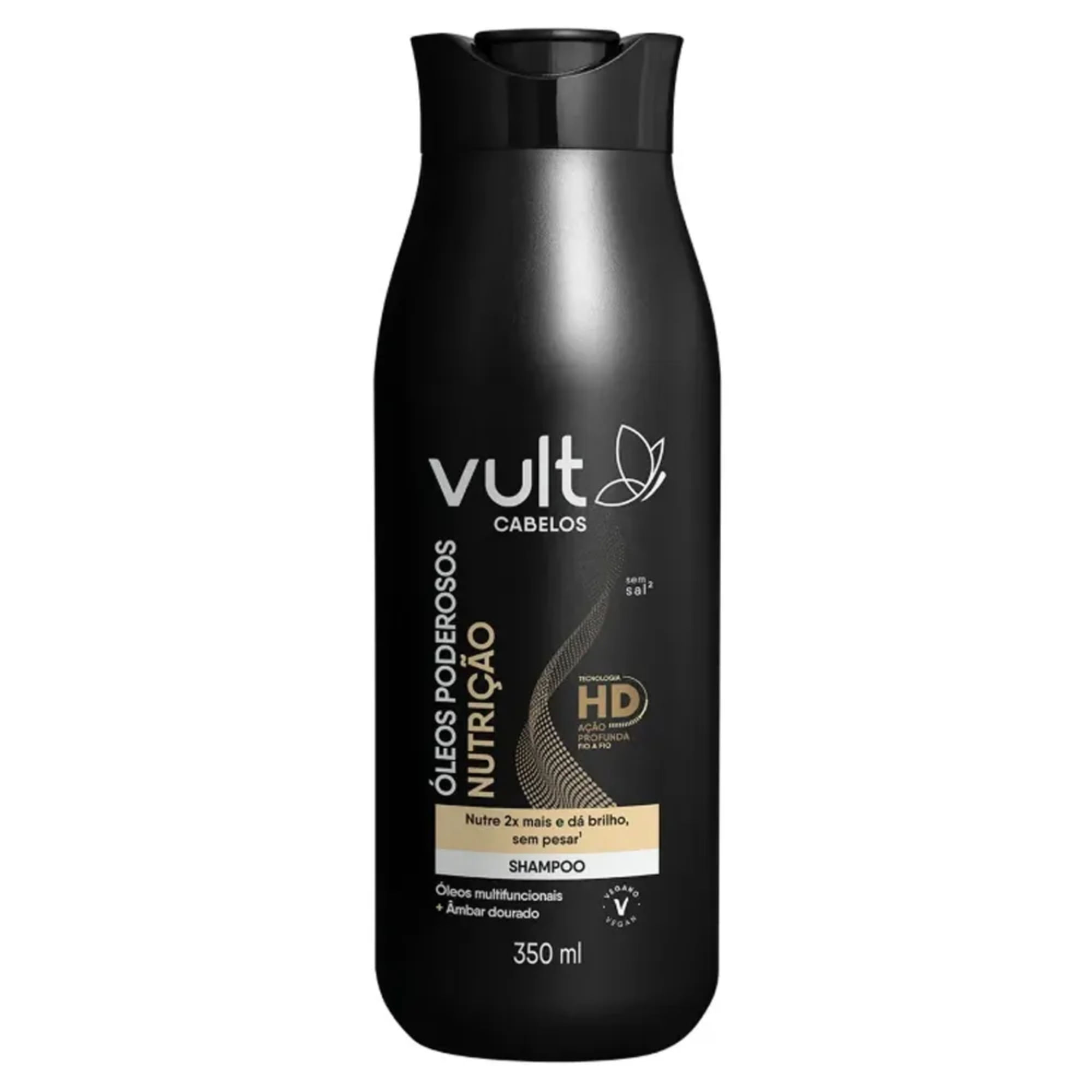 Shampoo Vult Cabelos Óleos Poderosos Nutrição Frasco 350ml