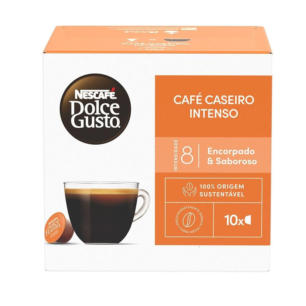Cápsula de Café Nescafé Dolce Gusto Café Caseiro Intenso 90g Com 10 Cápsulas