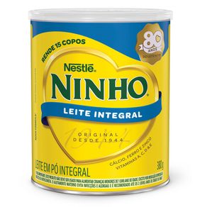 Leite em Pó Ninho Integral Lata 380g Leite em Pó Ninho Integral Lata 380g