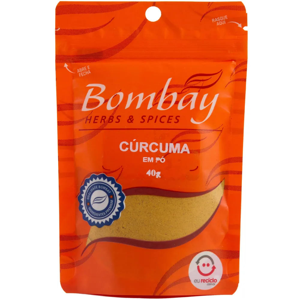 Cúrcuma em Pó Bombay Pouch 40g