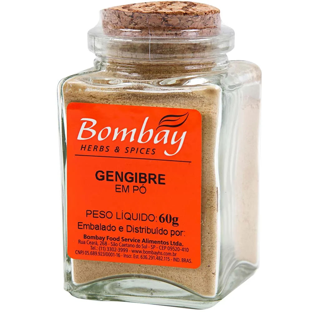 Gengibre em Pó Bombay Vidro 60g