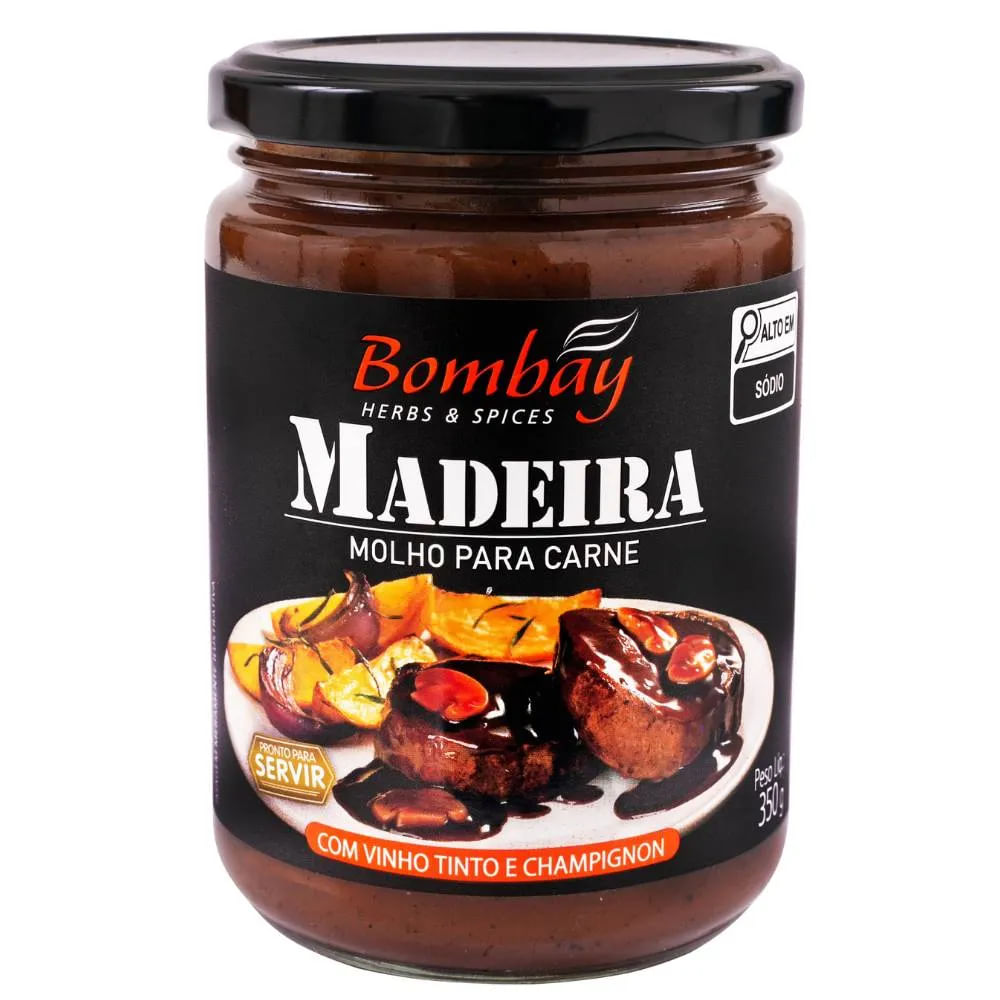 Molho Madeira Bombay 350g