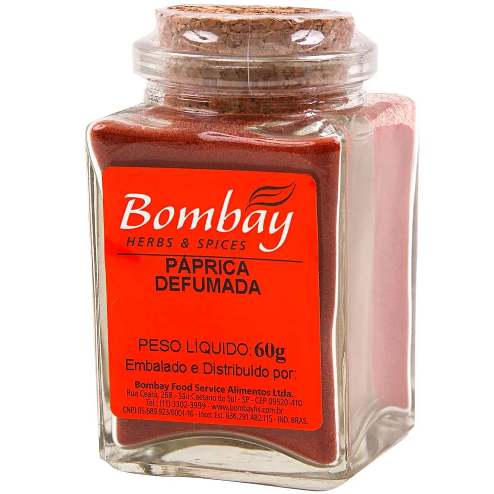 Páprica Defumada Bombay Vidro 60g