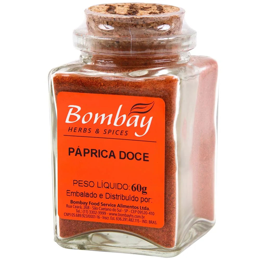Páprica Doce Bombay Vidro 60g