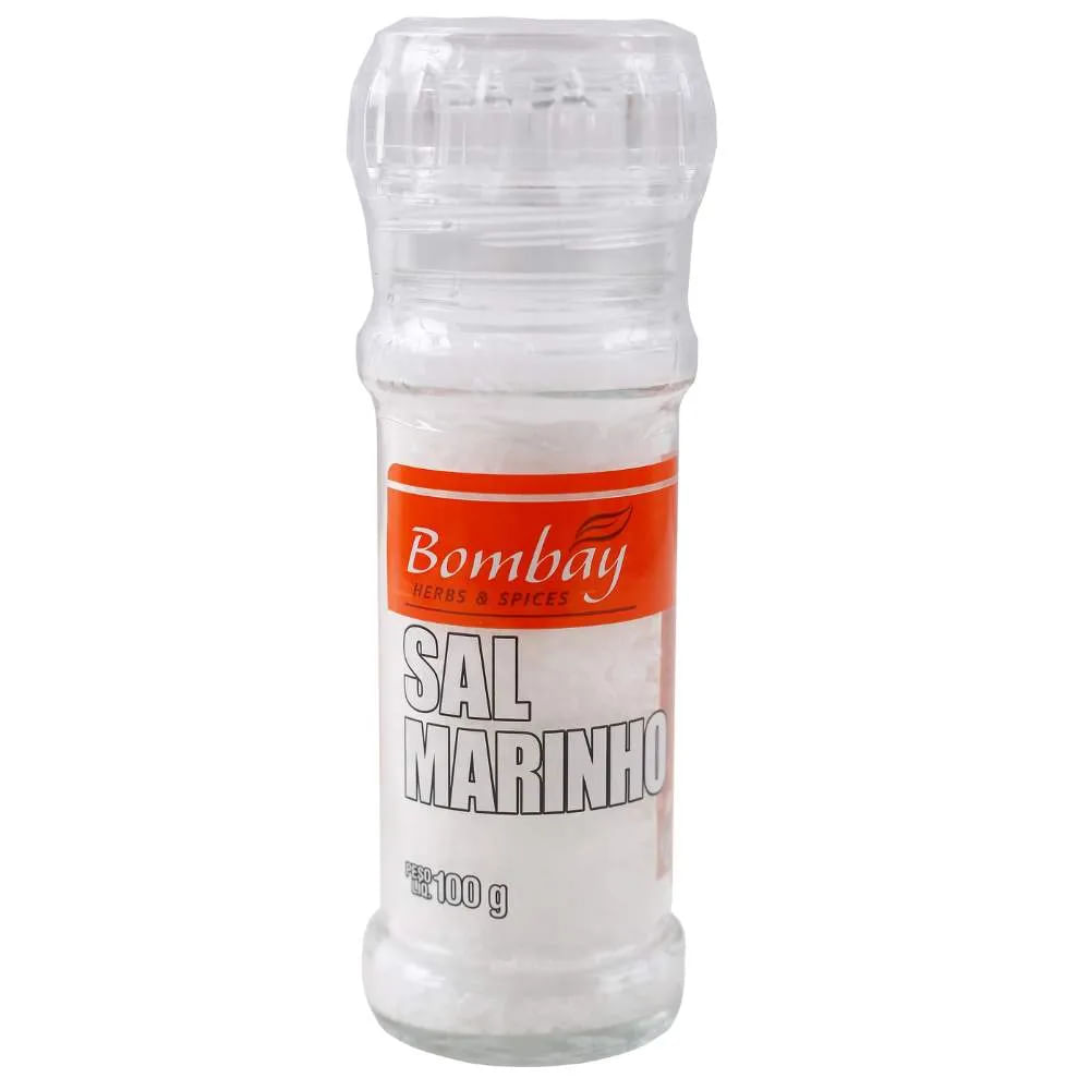 Sal Marinho Bombay com Moedor 100g