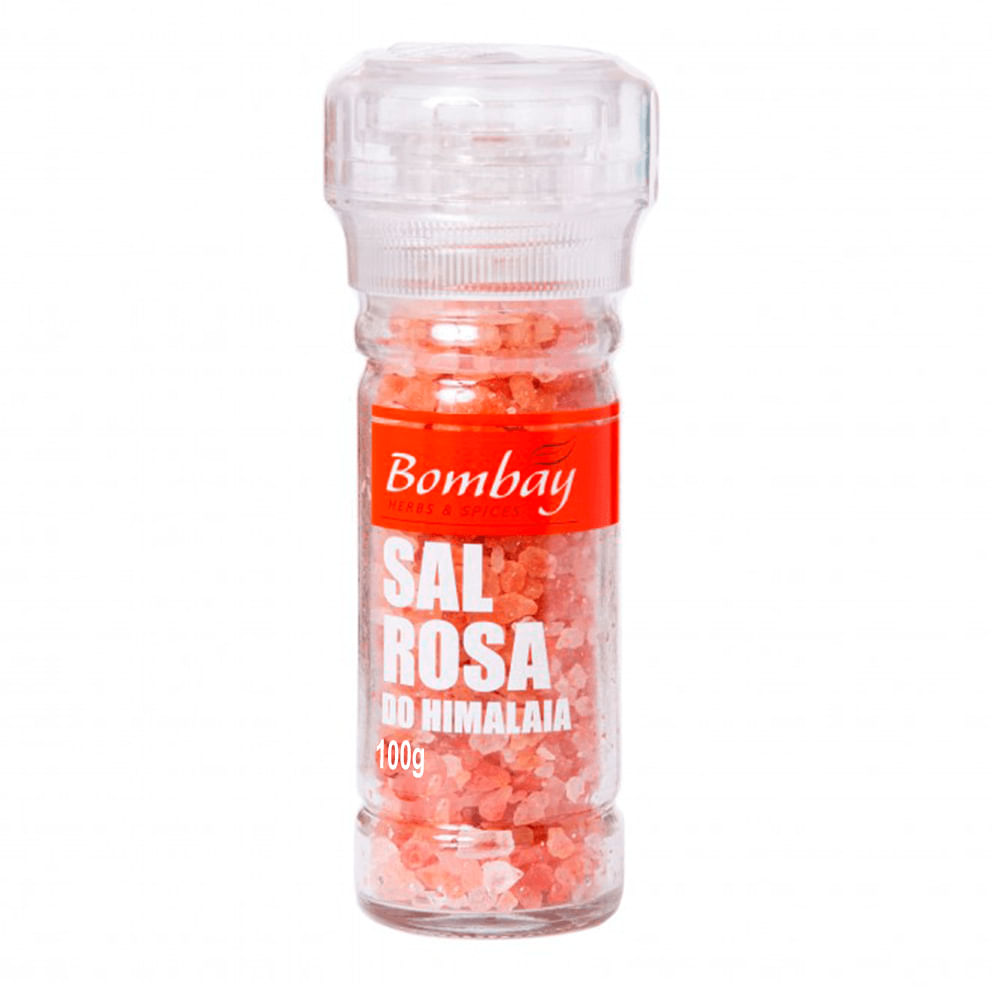 Sal Rosa Bombay com Moedor 100g