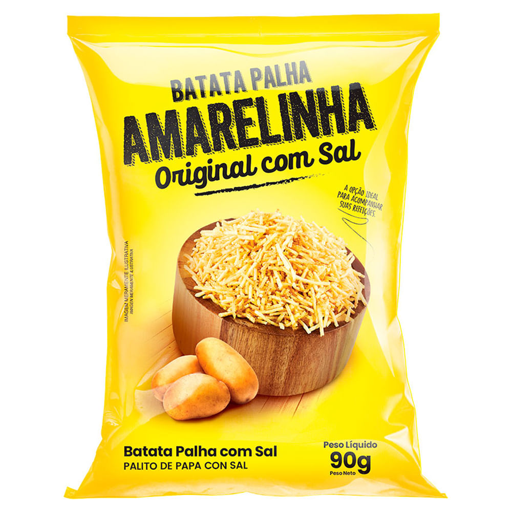 Batata Palha Amarelinha Original com Sal 90g