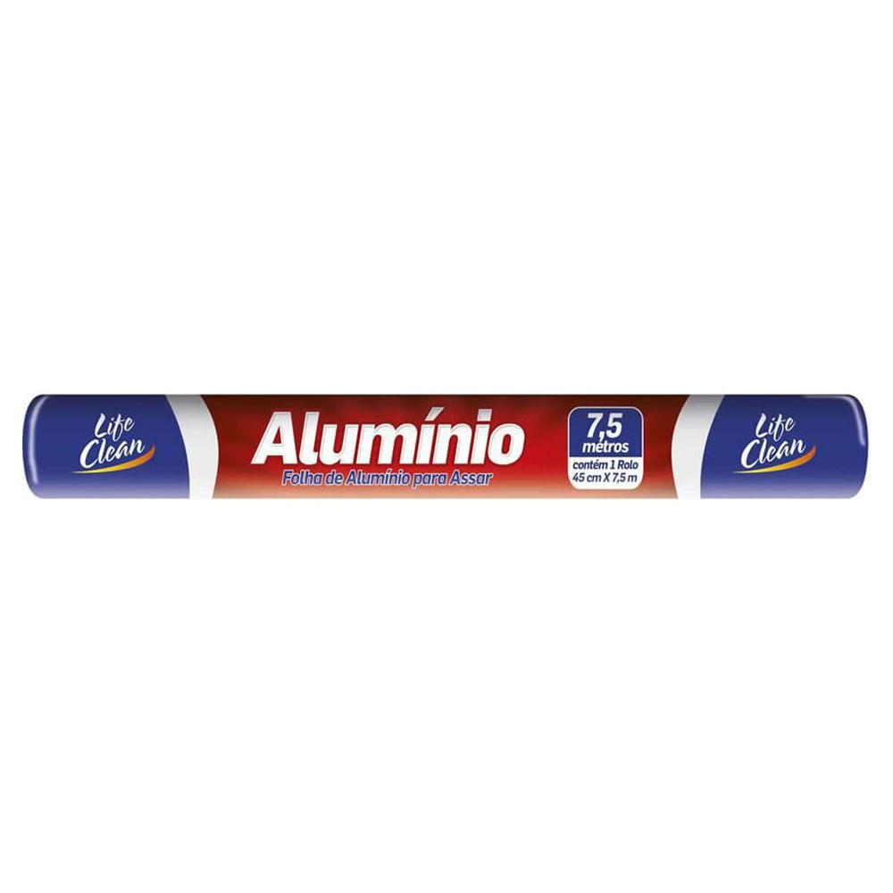 Papel Aluminio Life Clean 45cm x 7,5m