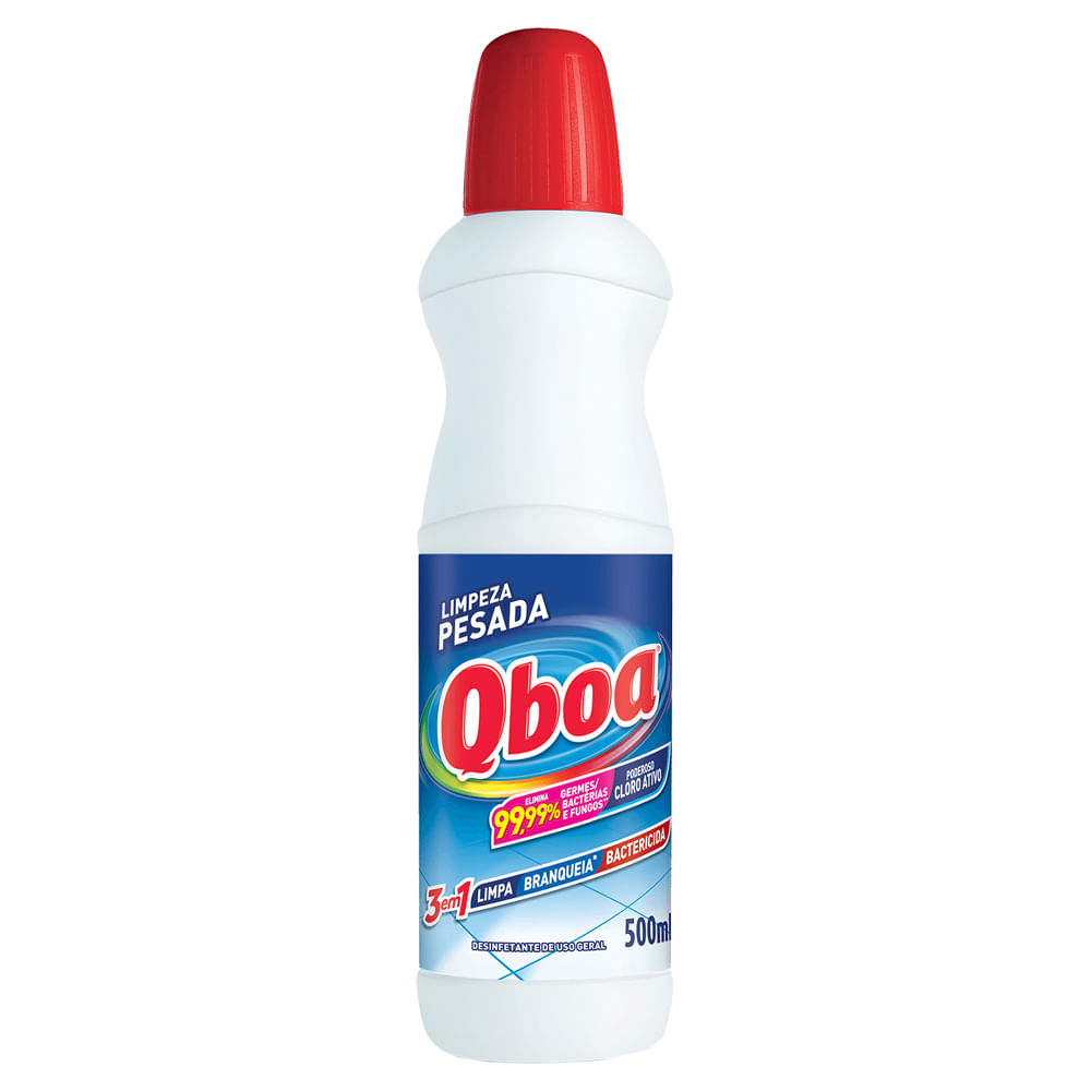 Limpador Limpeza Pesada Qboa Cloro Ativo 500ml