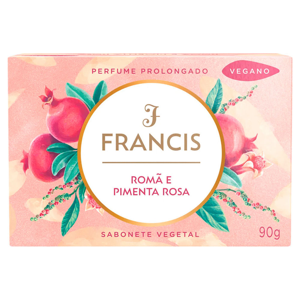 Sabonete em Barra Francis Clássico Romã e Pimenta Rosa 90g