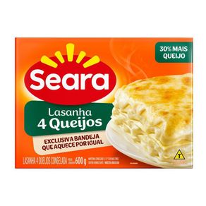 Lasanha Congelada Seara 4 Queijos 600g