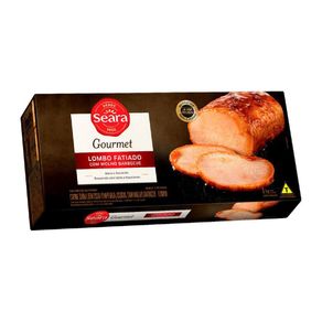 Lombo Suíno Seara Gourmet com Barbecue Fatiado 1kg