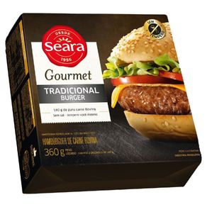 Hambúrguer Bovino Seara Gourmet Tradicional 360g