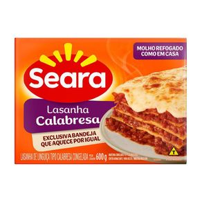 Lasanha Congelada Seara Calabresa 600g Lasanha Congelada Seara Calabresa 600g