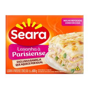 Lasanha Congelada Seara a Parisiense 600g Lasanha Congelada Seara a Parisiense 600g