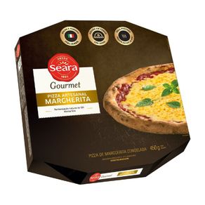 Pizza Congelada Seara Gourmet Artesanal Margherita 450g Pizza Congelada Seara Gourmet Artesanal Margherita 450g