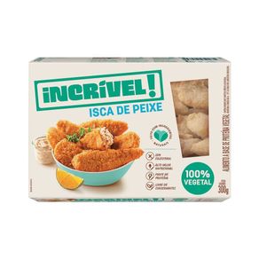 Isca de Peixe Incrível 100% Vegetal 300g