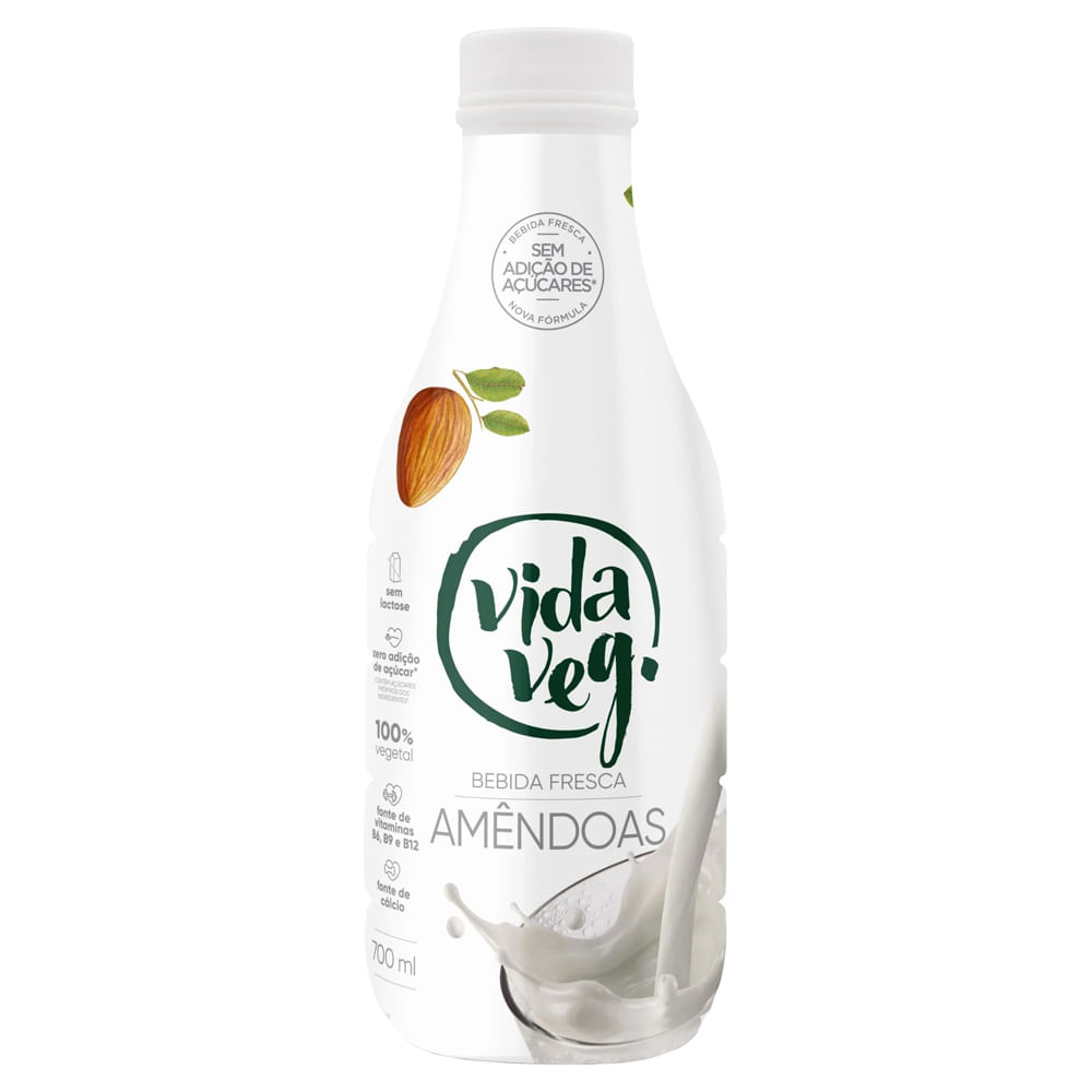 Bebida Vegetal à Base de Amêndoa Vida Veg 700ml