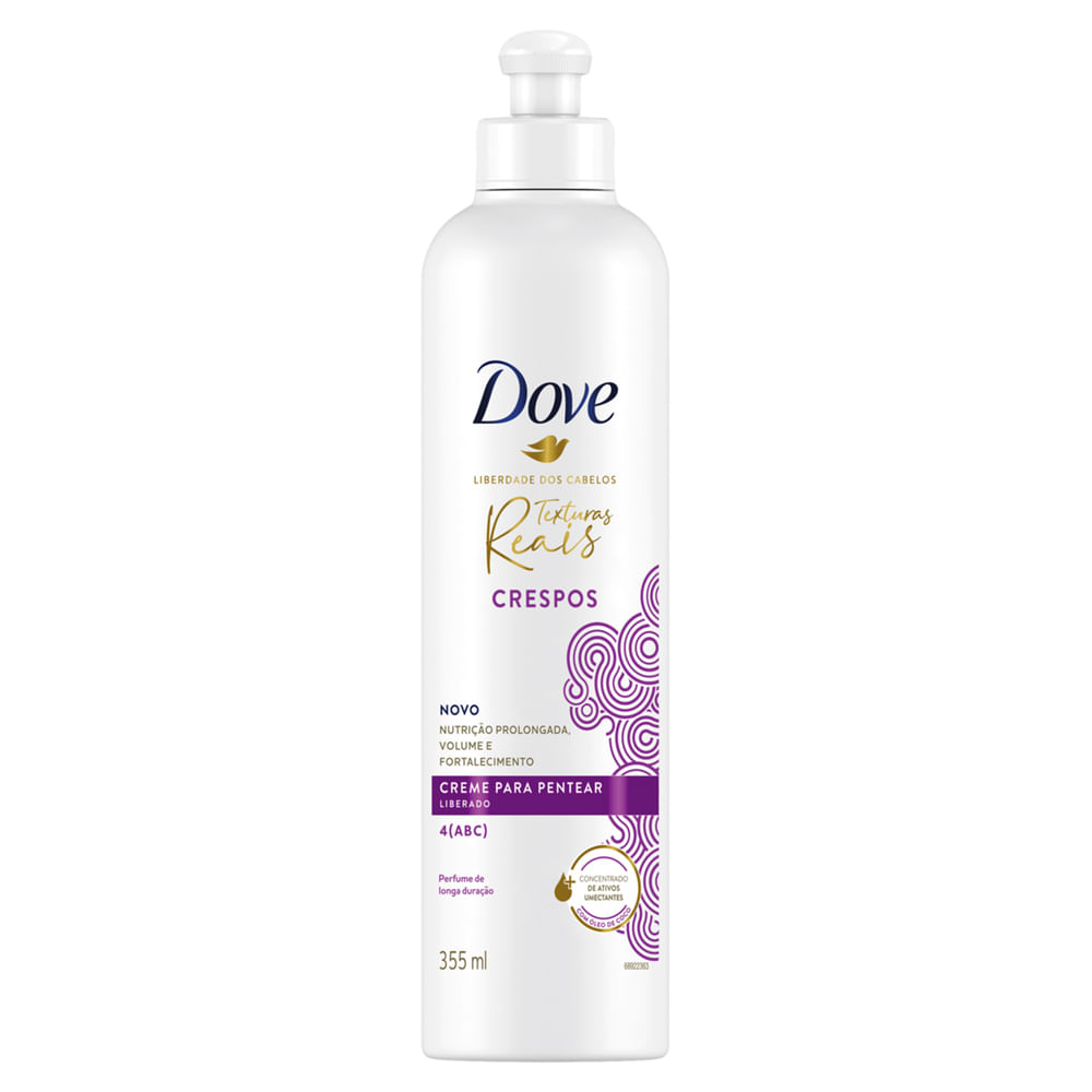Creme para Pentear Dove Texturas Reais Crespos 335ml