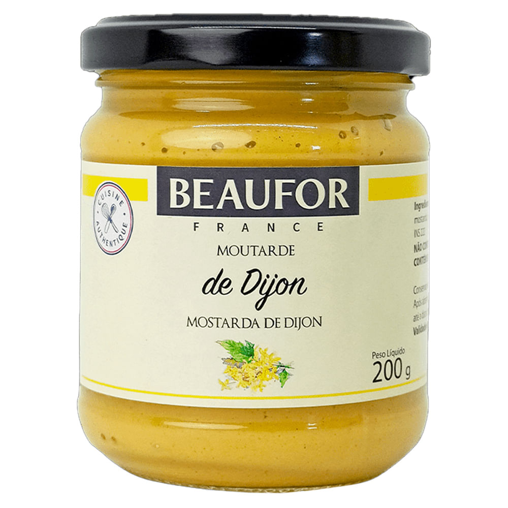 Mostarda Francesa Beaufor Dijon Vidro 200g