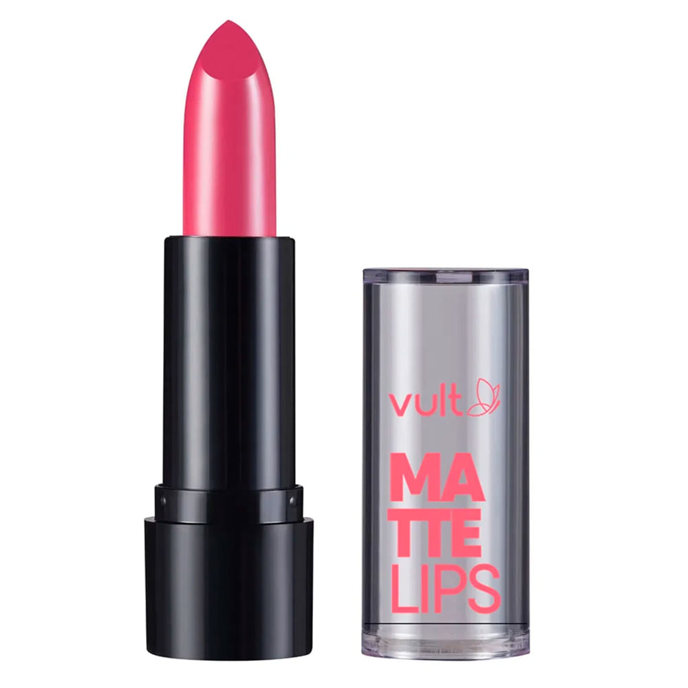 Batom Vult Matte Lips Vermelho Carmim 3,8g
