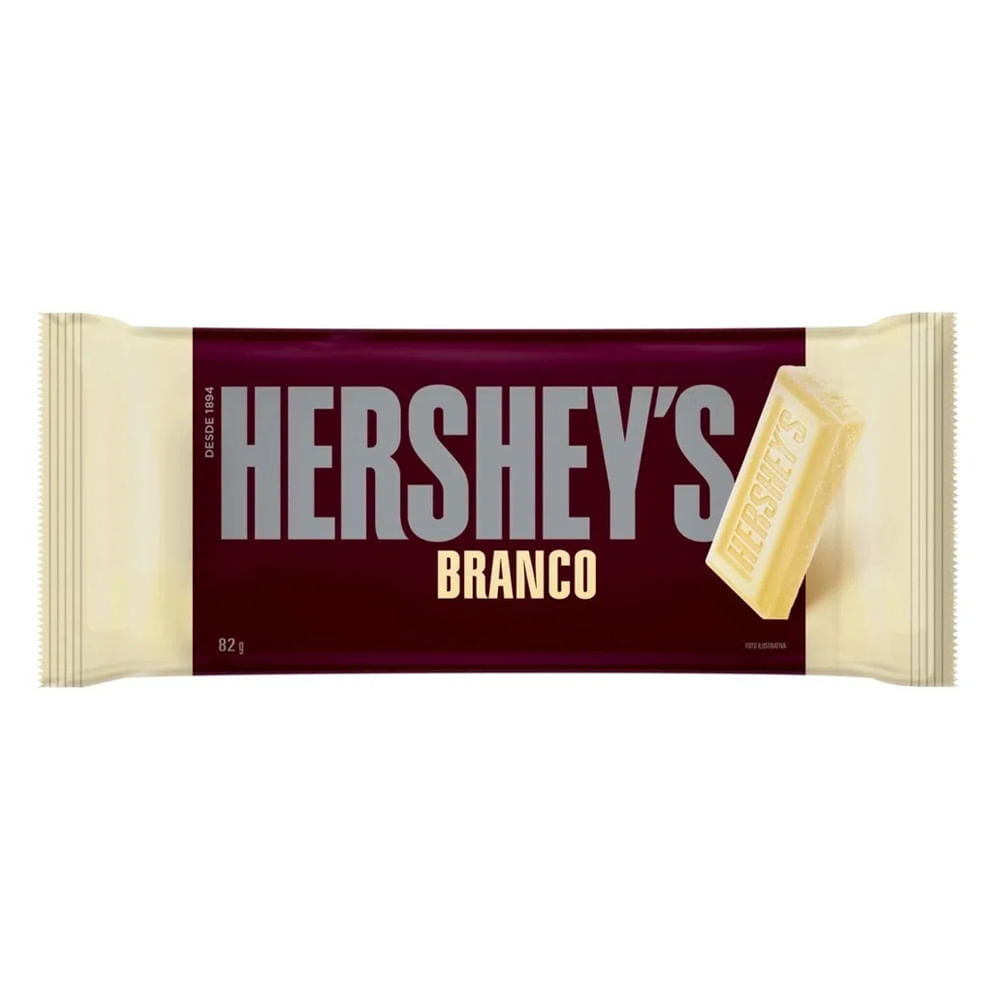 Chocolate em Barra Hersheys Branco 82g