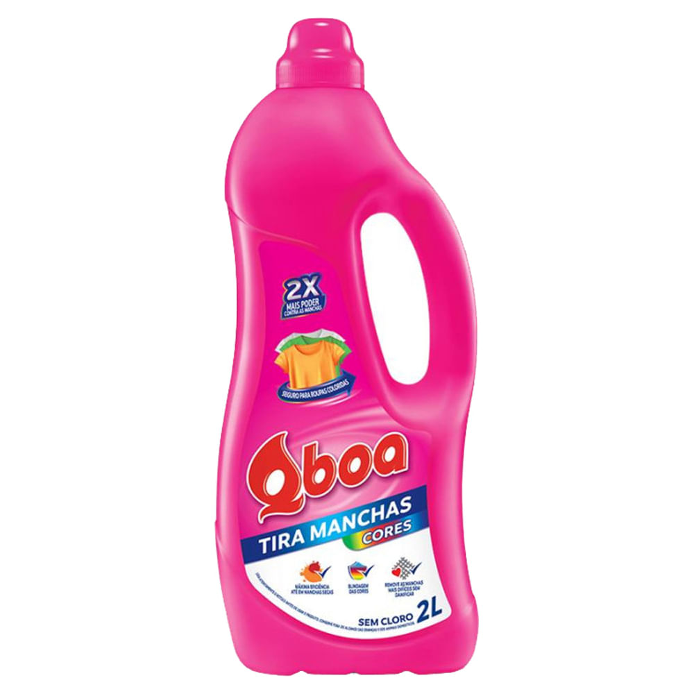 Tira Manchas QBoa Cores Poder Oxi sem Cloro 2L
