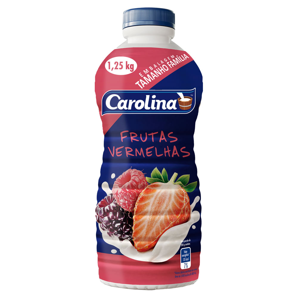 Bebida Láctea Carolina Frutas Vermelhas 1,25kg