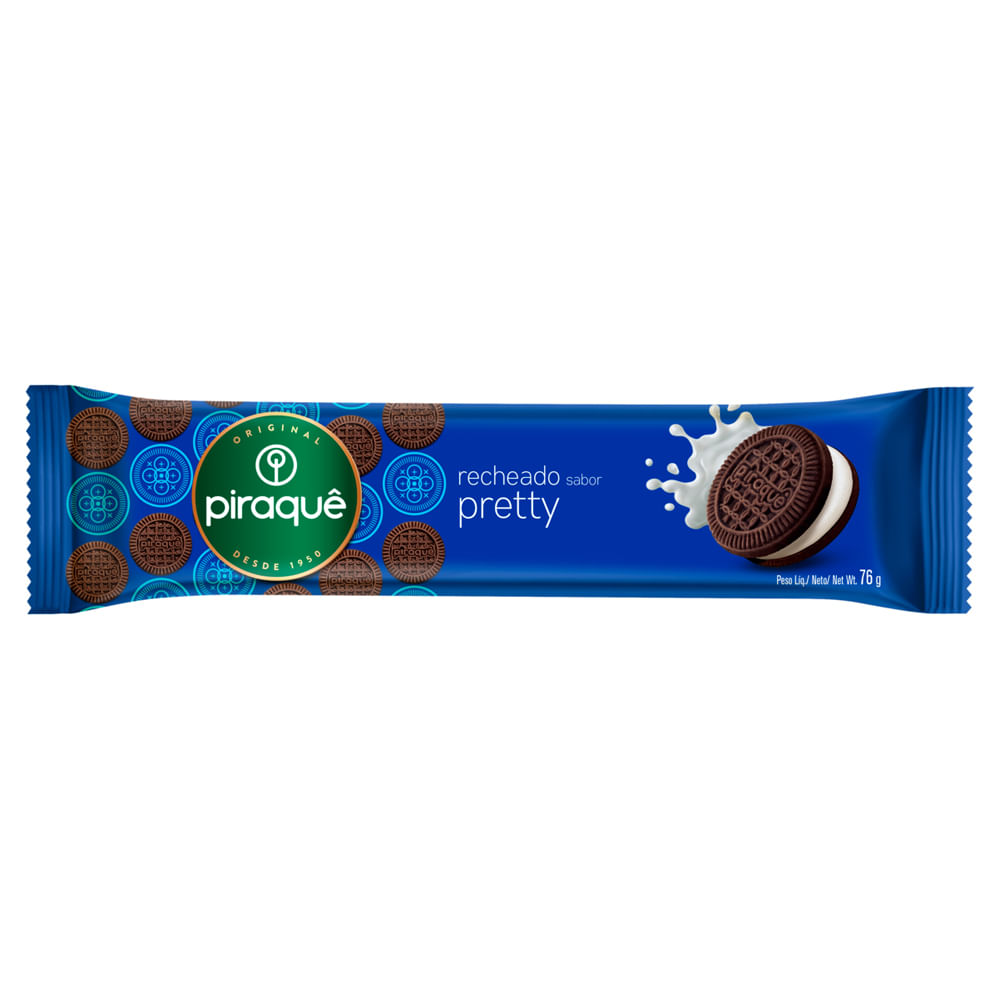 Biscoito Recheado Piraquê Pretty 76g