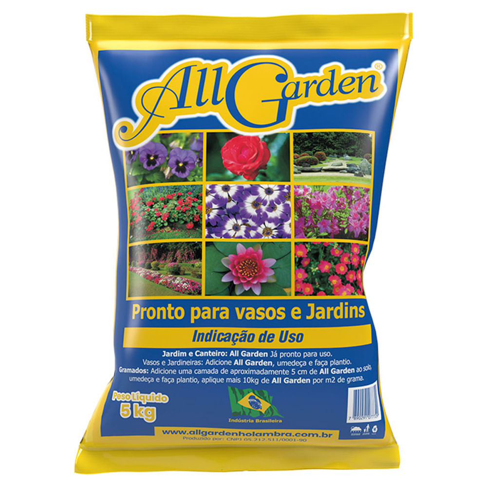 Substrato para Plantio All Garden Turfa 5kg