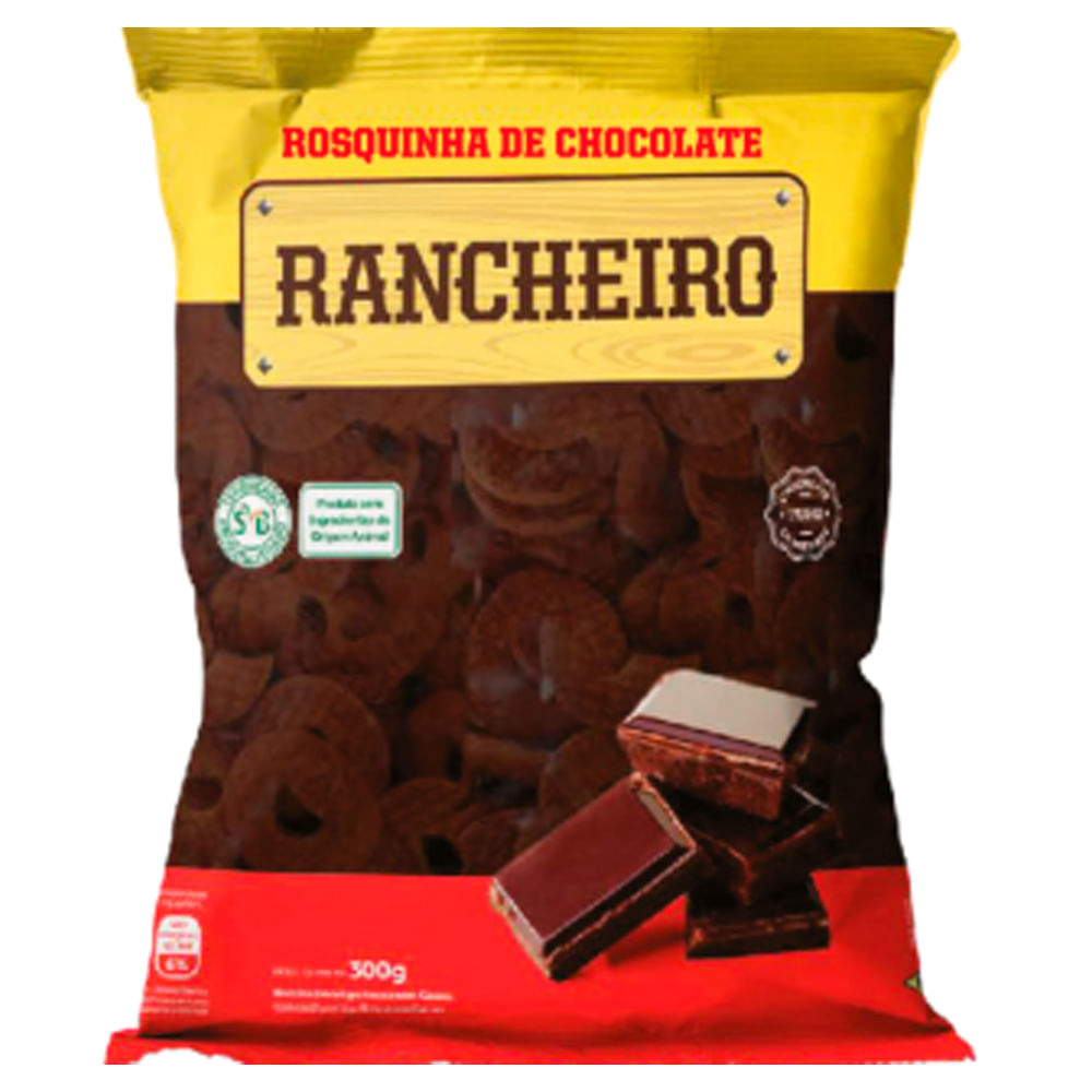 Rosquinha Rancheiro Chocolate 300g