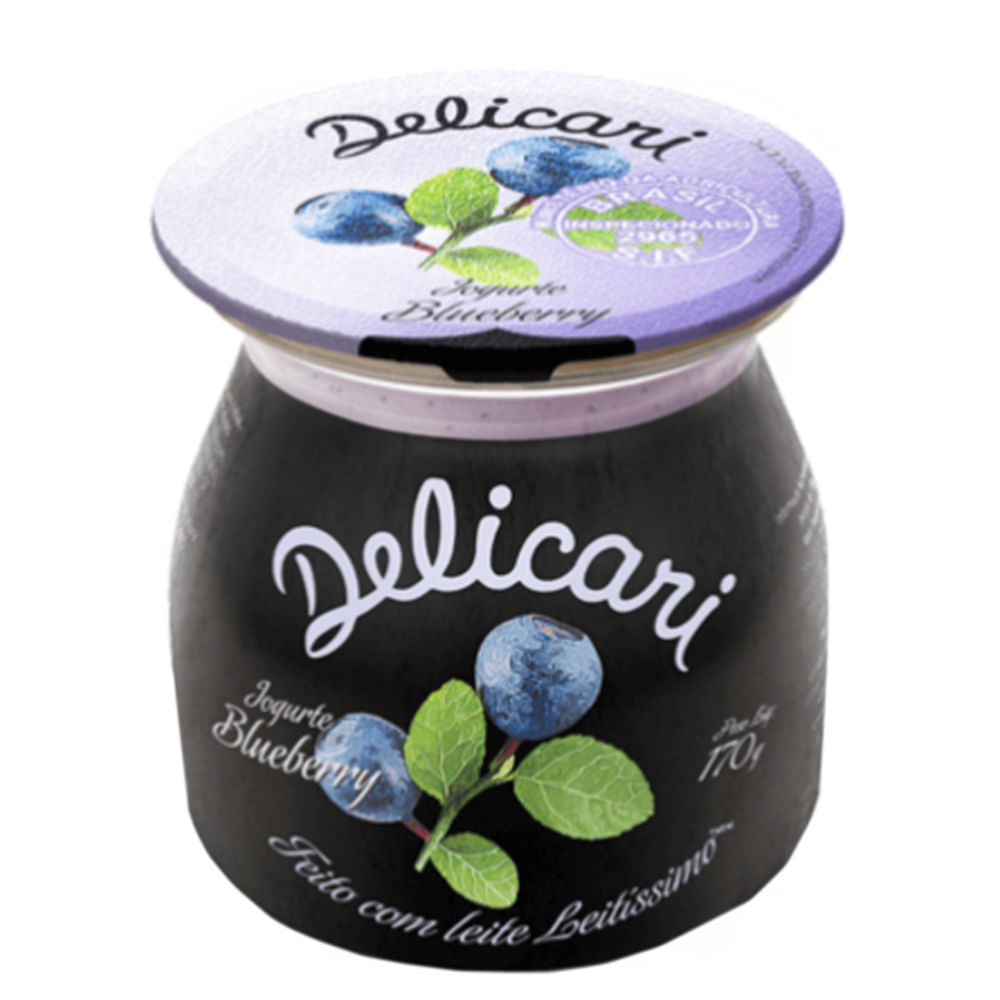Iogurte Delicari Blueberry 170g