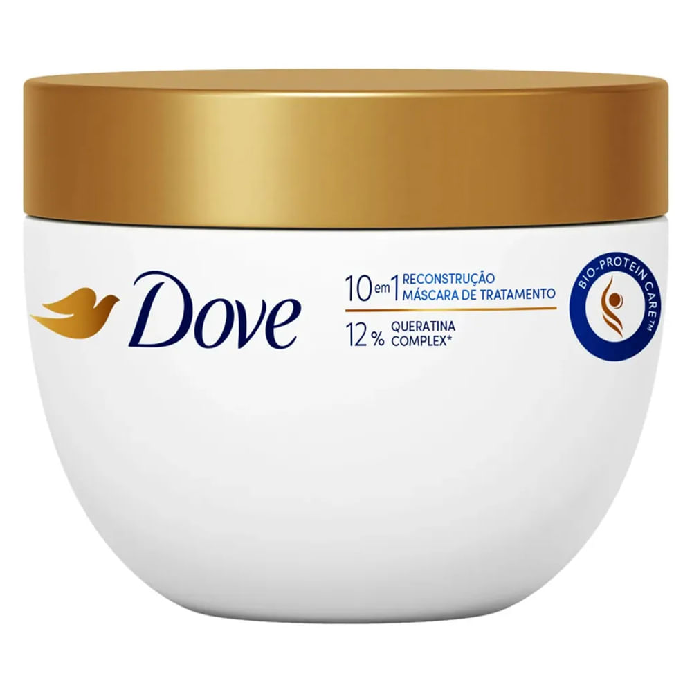Creme para Tratamento Dove 10 em 1 Reconstrução 270g