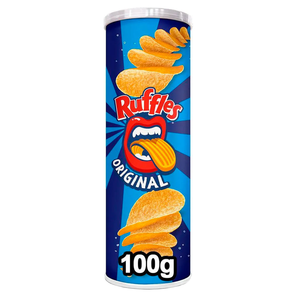 Batata Chips Ruffles Original Lata 100g