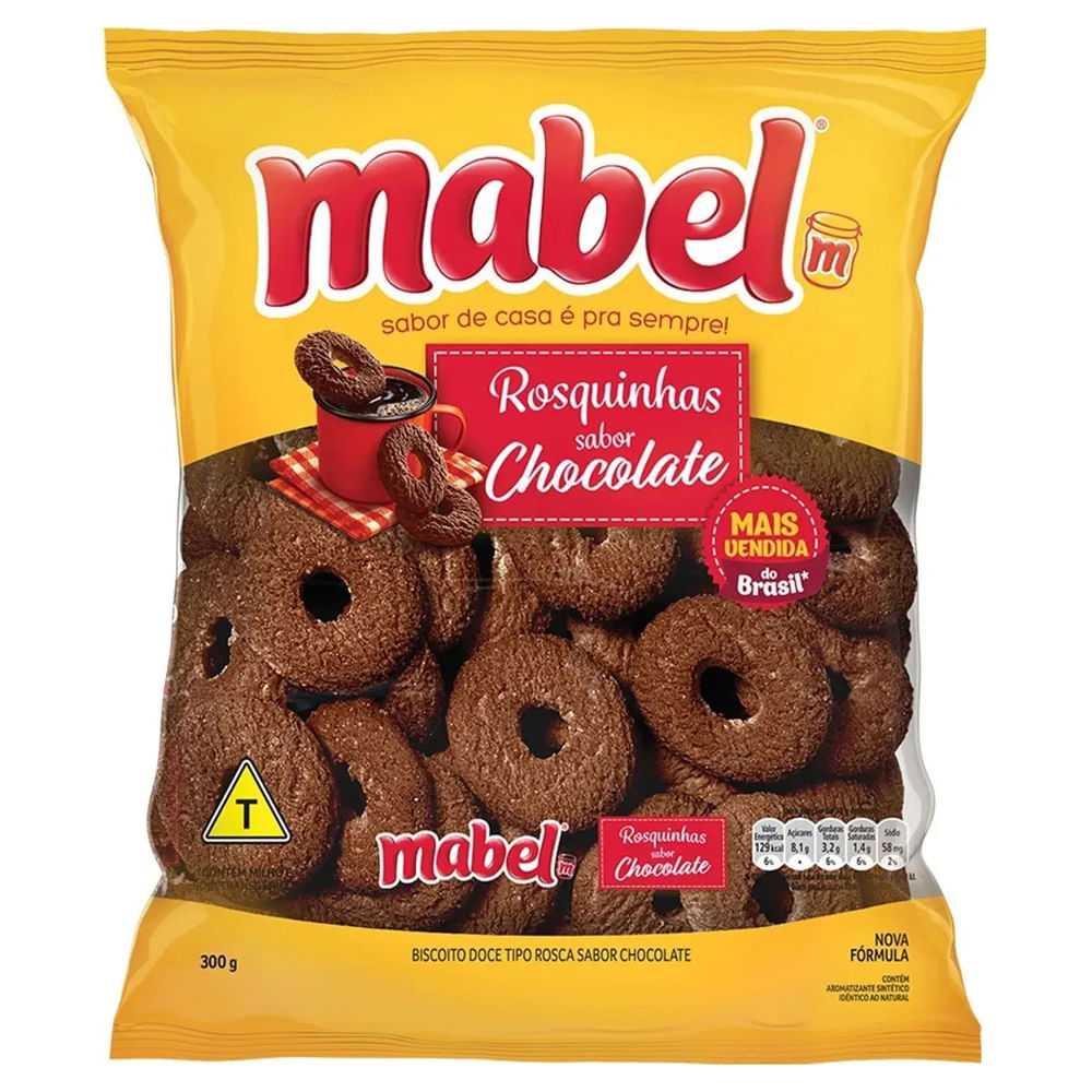 Rosquinha Mabel Chocolate 300g