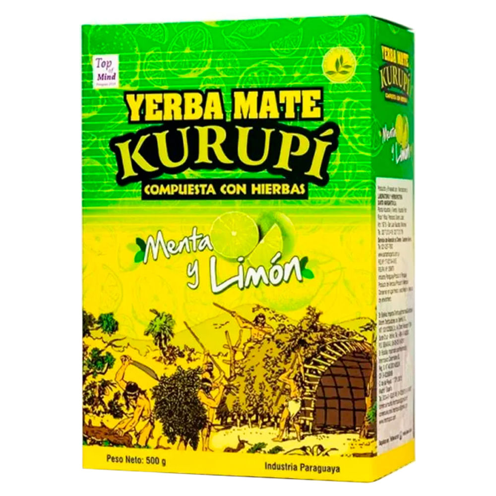 Erva Mate Kurupí Menta e Limão 500g
