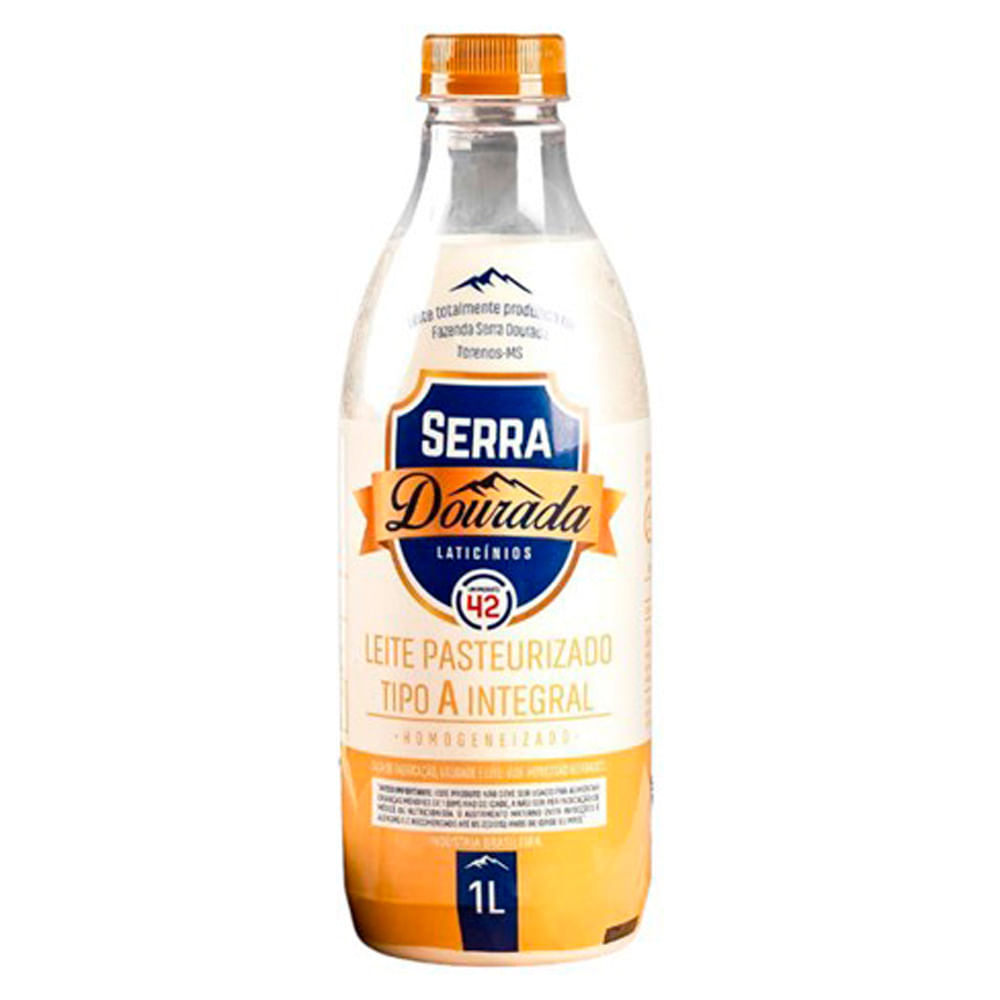 Leite Serra Dourada Pasteurizado Integral 1L