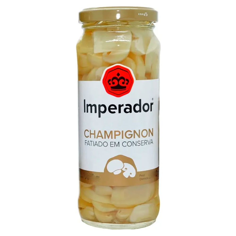 Cogumelo Champignon em Conserva Imperador Fatiado 100g